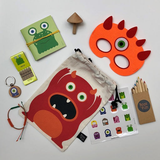 Orange Monster Fancy Bag
